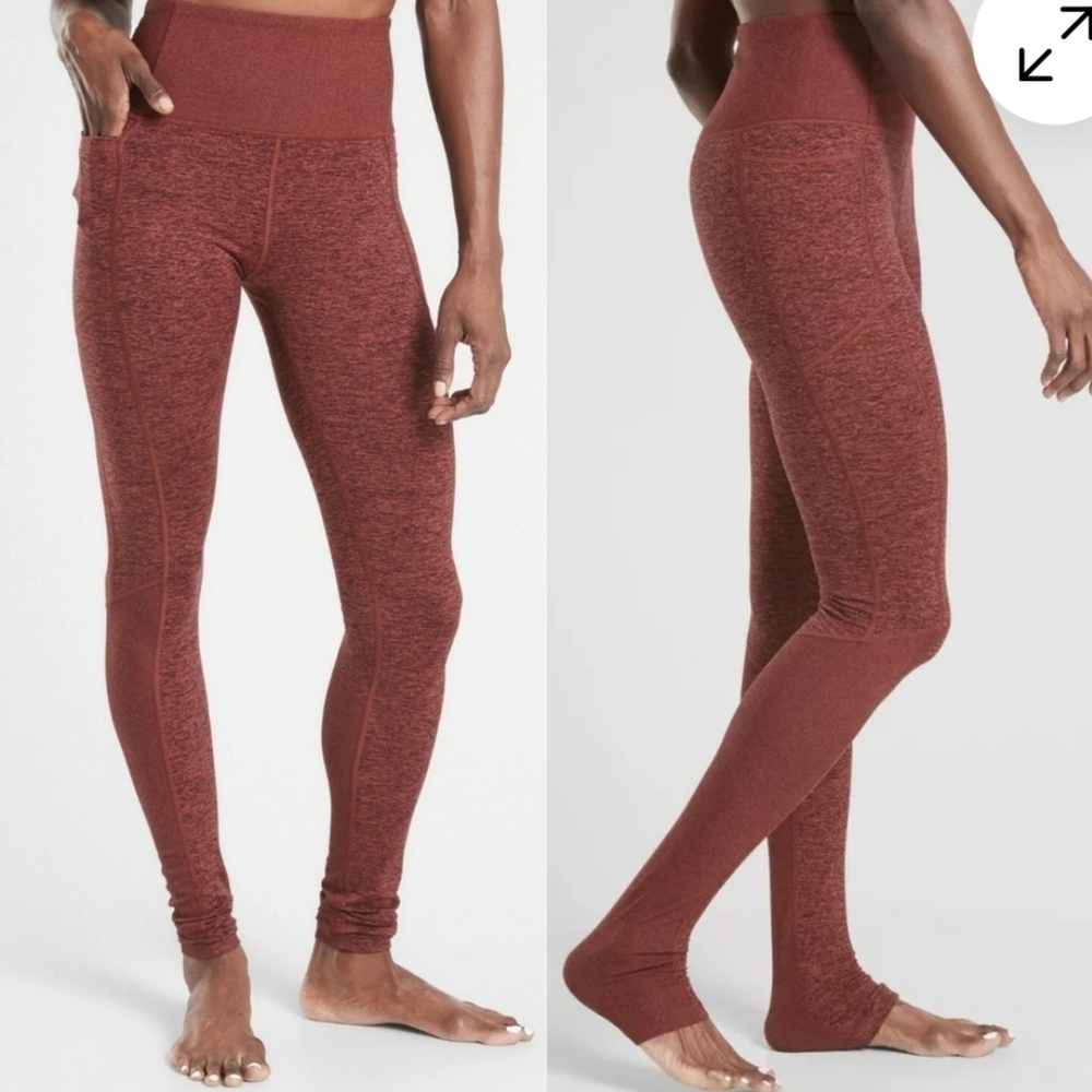 Athleta Red Leggings